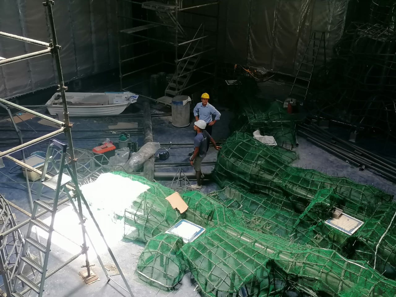 Our team at work