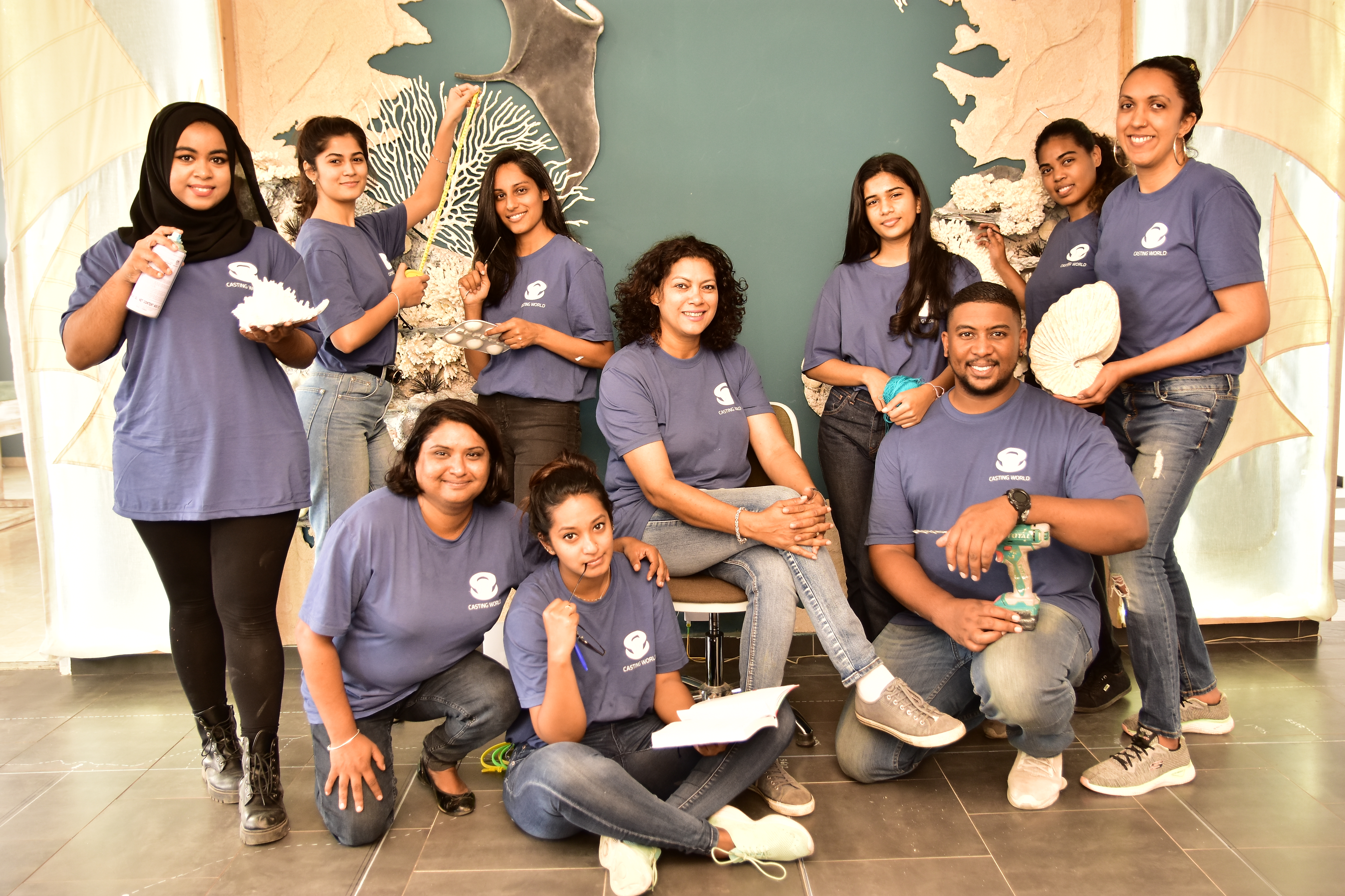 Our team at work