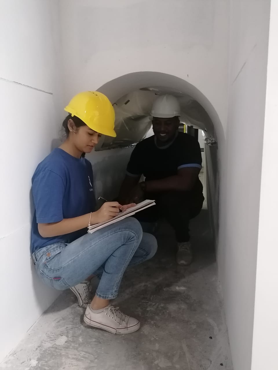 Our team at work