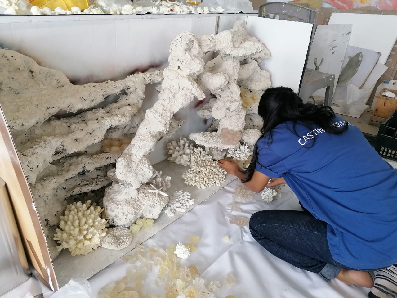 Our team at work