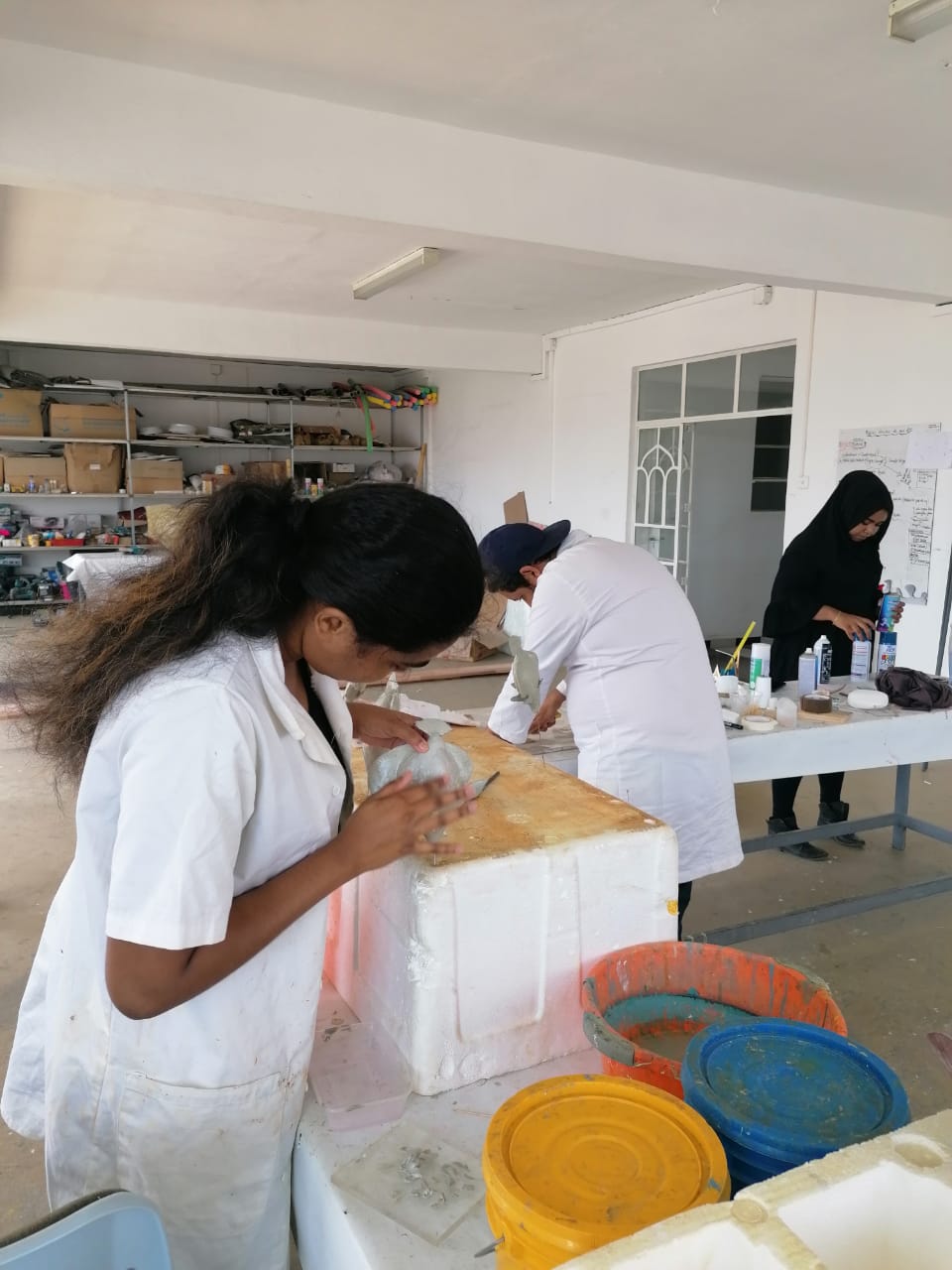 Our team at work