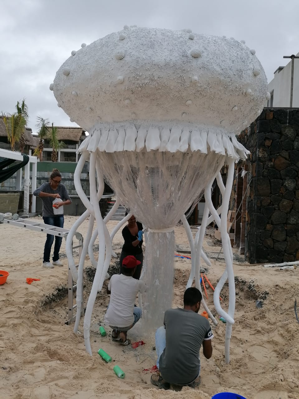 Our team at work